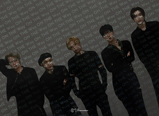 Boy band WayV on the poster for its upcoming tour ″On the Way″ [SM ENTERTAINMENT]