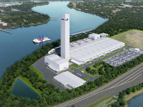 A rendered image of LS Cable & System's submarine cable facility in Chesapeake, Virginia. [LS CABLE & SYSTEM]