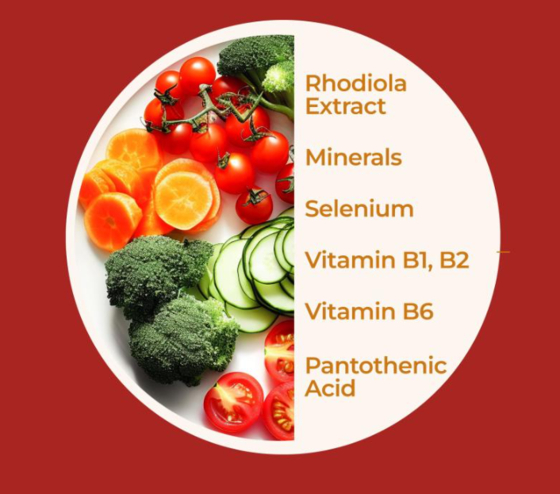 A list of vitamins and minerals that a Korean weight loss supplement says it includes [SCREEN CAPTURE] 