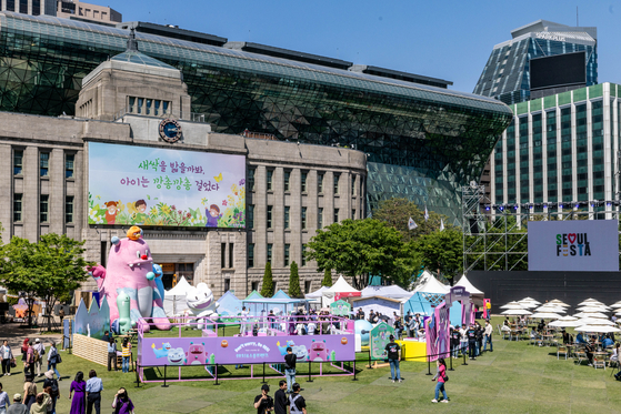 Hechi's first pop-up store in City Hall in central Seoul, which took place from May 2 to 6 [SEOUL METROPOLITAN CITY]