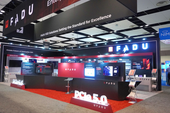 Fadu's booth at FMS 2024 in Silicon Valley [FADU]