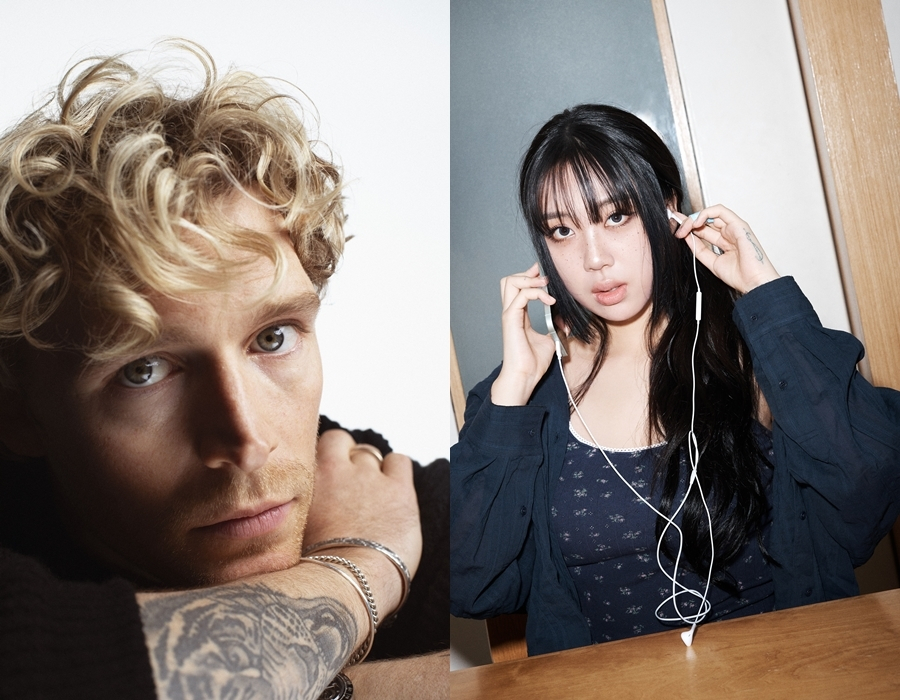 Singer-songwriter Christopher, left, and rapper Lee Young-ji [WARNER MUSIC KOREA/MAINSTREAM]