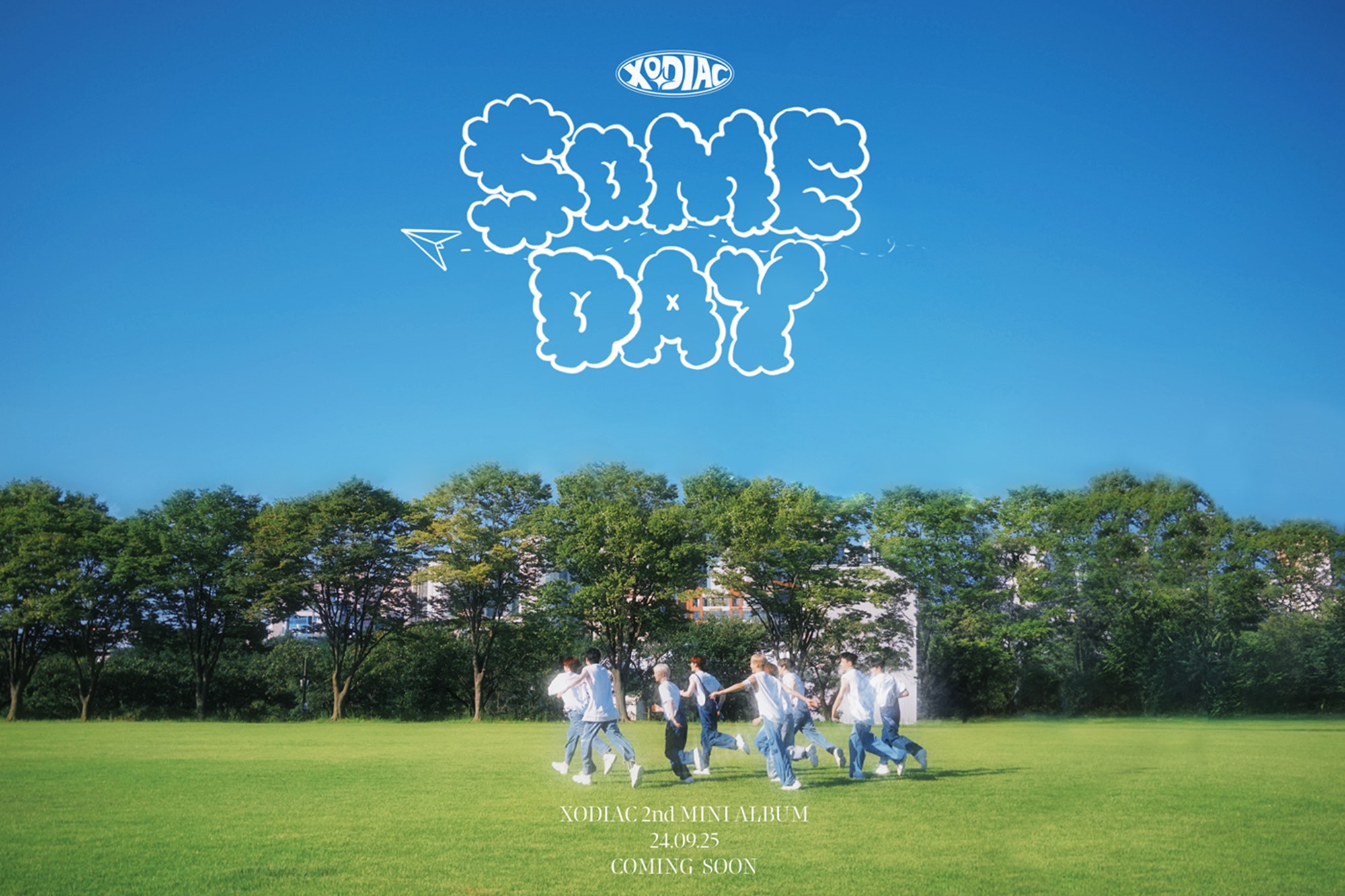 Poster for boy band Xodiac's upcoming second EP ″Some Day″ [JACSO ENTERTAINMENT]