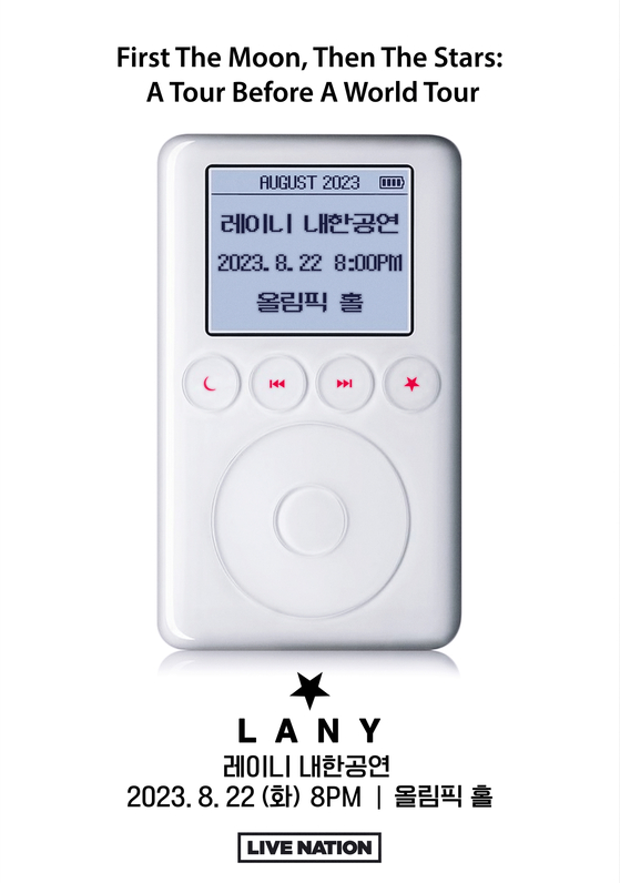 LANY Seoul concert poster [LIVE NATION KOREA]