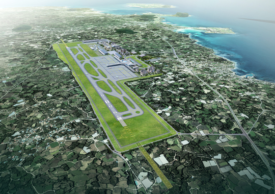 Deisgn plan for Jeju's second airport set to be constructed in Seongsan-eup, Seogwipo [MINISTRY OF LAND, INFRASTRUCTURE AND TRANSPORT]