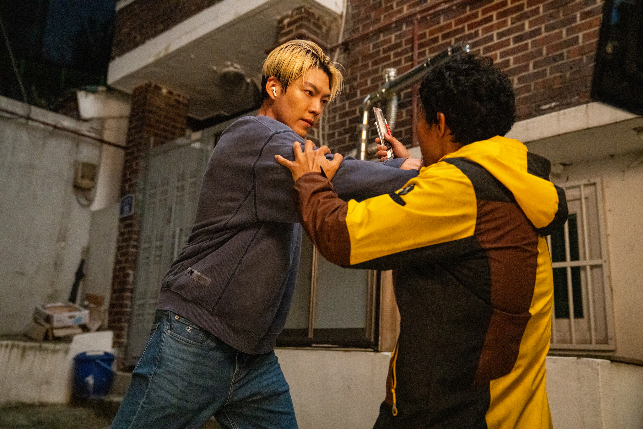 A still from upcoming Netflix's action film ″Officer Black Belt″ [NETFLIX]