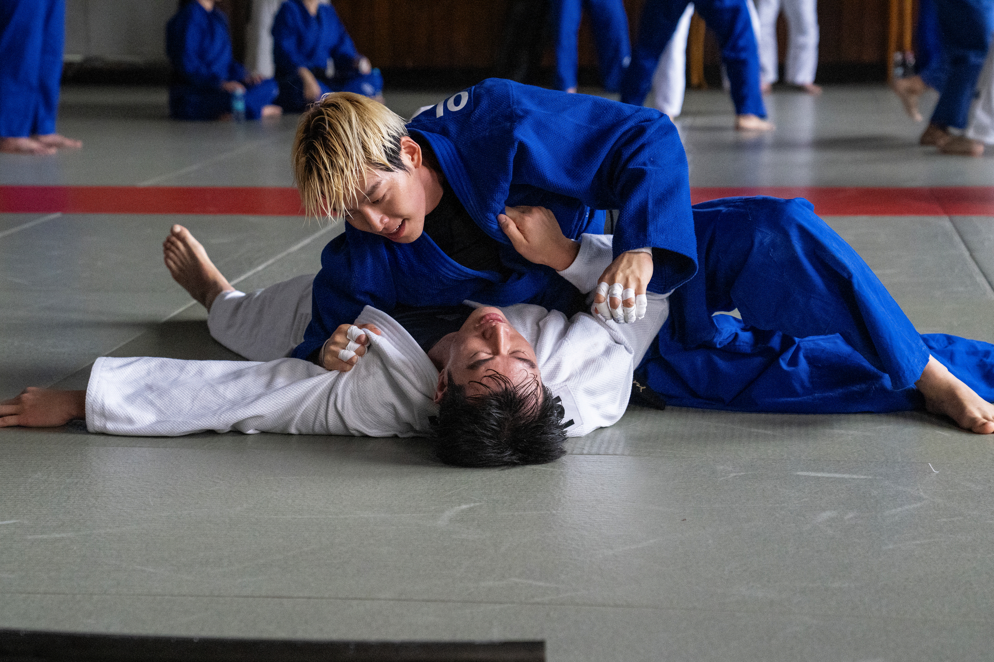 A still from upcoming Netflix's action film ″Officer Black Belt″ [NETFLIX]