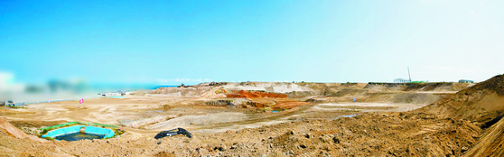 The site for Shin-Hanul nuclear reactor units 3 and 4 at Uljin County in North Gyeongsang [YONHAP]
