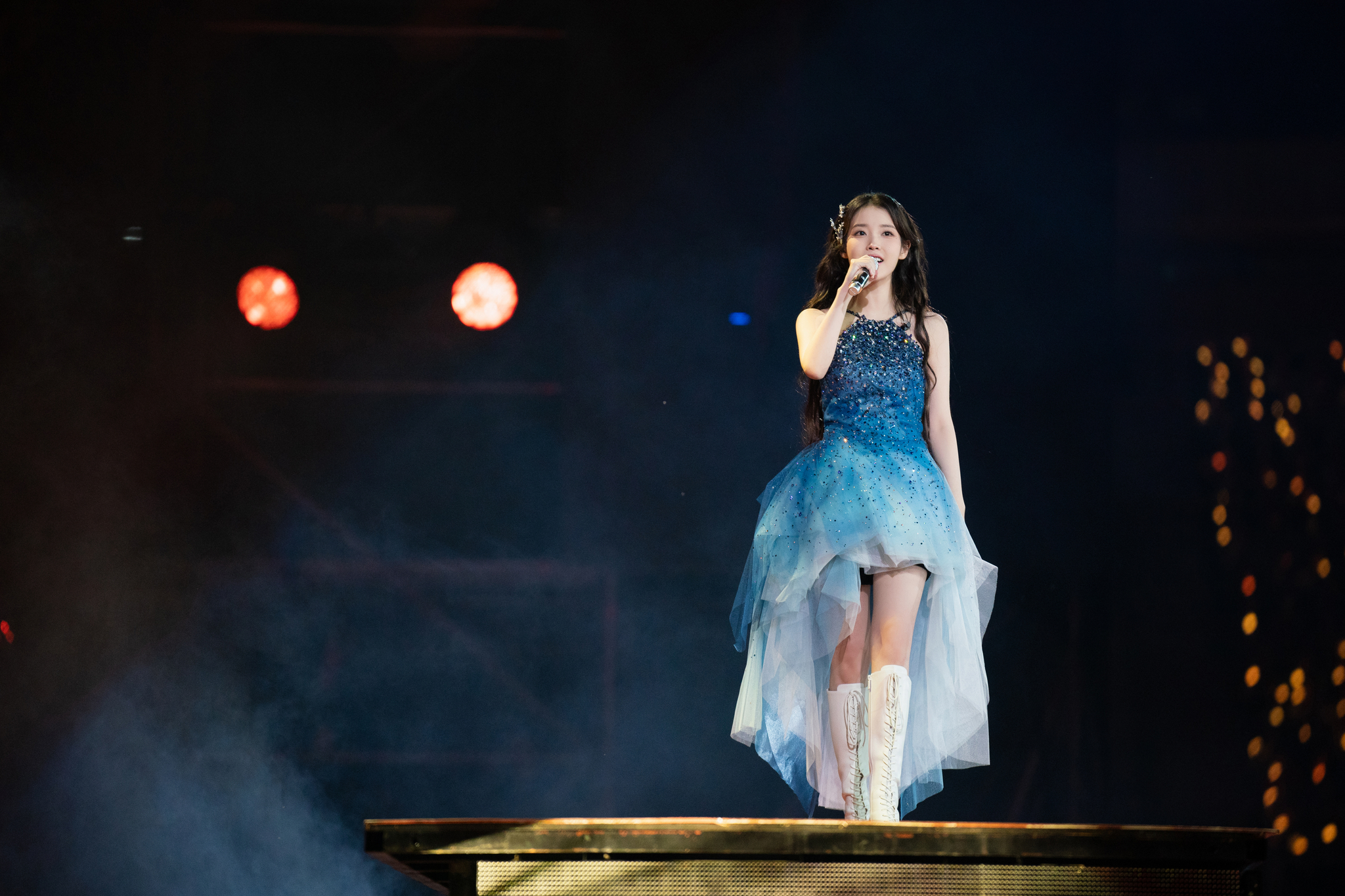 IU's ″The Winning″ encore concert for ″Hereh″ world tour held at the Seoul World Cup Stadium in Sangam, western Seoul, on Sept. 12 and 22 [EDAM ENTERTAINMENT]