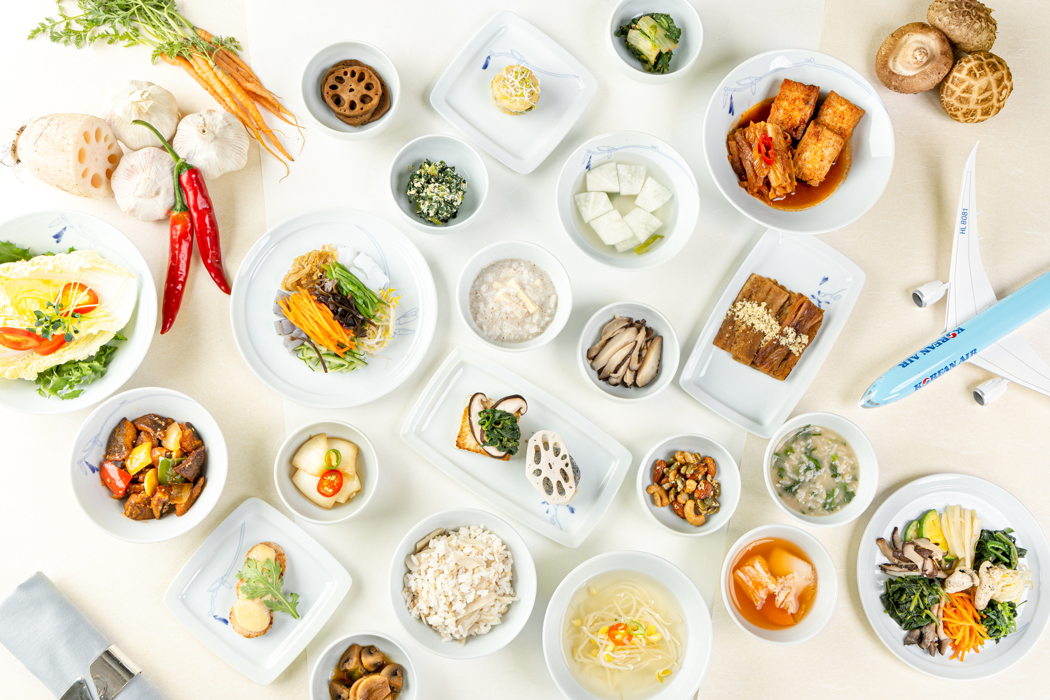 In-flight meals served by Korean Air [KOREAN AIR]
