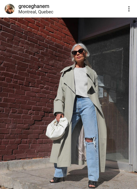 Grece Ghanem, a 56-year-old Montreal-based influencer on Instagram. [SCREEN CAPTURE]