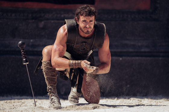 A still from film ″Gladiator Ⅱ″ [LOTTE ENTERTAINMENT]