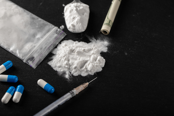 A stock image of cocaine and other drugs. Image is not related to the article. [GETTY IMAGES]