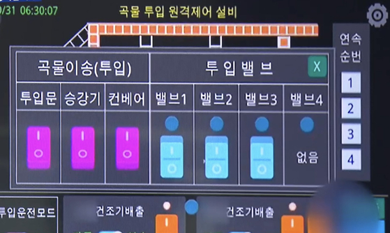 A video released by purported Russian hackers shows how the group used its unauthorized access to the digital controls of equipment at a granary in Naju, South Jeolla, to turn on grain elevators and later dump their contents onto the ground. [SCREEN CAPTURE]