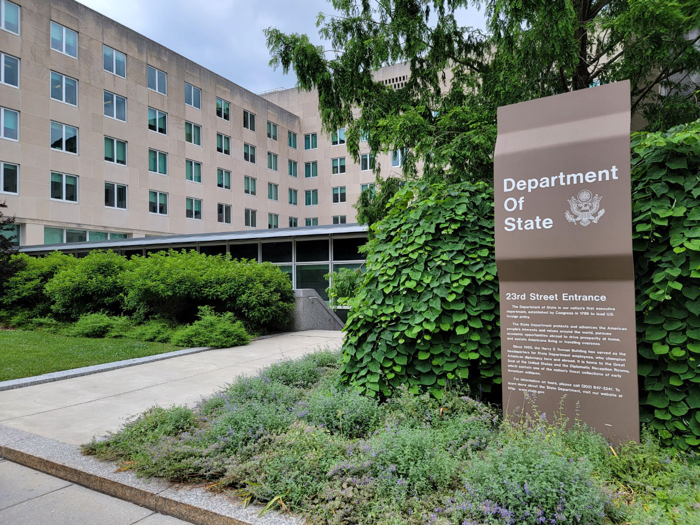 The State Department in Washington, D.C. [YONHAP]