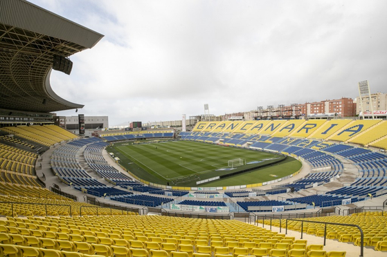 Gran Canaria Stadium, home of UD Las Palmas, seen in a photograph shared by the club's official X account.  [SCREEN CAPTURE]