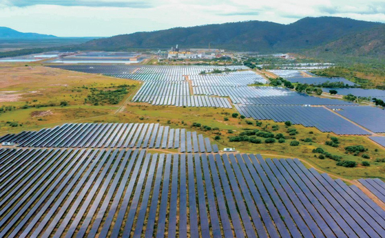 Ark Energy's solar farm in Townsville, North Queensland. Ark Energy is an Australian energy subsidiary owned by Korea Zinc. [KOREA ZINC]