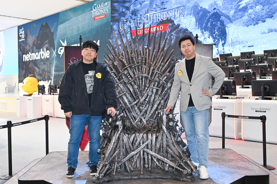  Netmarble Division Director Moon Jun-ki and Executive Producer Jang Hyun-il [NETMARBLE]