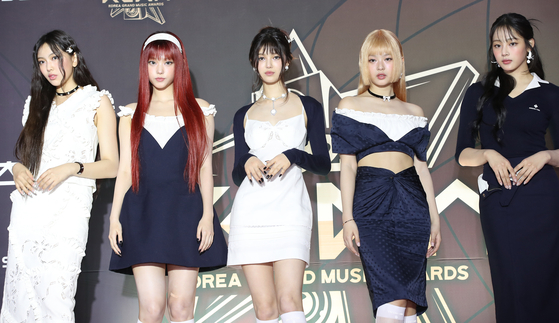 Girl group NewJeans at the 2024 Korea Grand Music Awards (KGMA) on Nov. 16 [NEWS1]