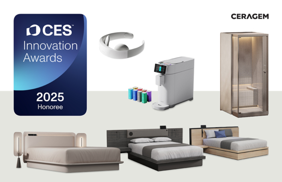 Home health appliance company Ceragem won 2025 CES Innovation Awards for six products across three categories, including its AI-powered Home Therapy Booth in the Digital Health category. [CERAGEM]