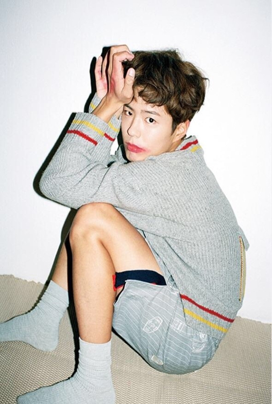Notably, actors Park Bo-gum (above), Bae Suzy and singer IU have been criticized for photoshoots that allegedly depict them like children. [SCREEN CAPTURE] 