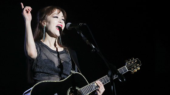 Vocalist Kim Yuna, a member of rock band Jaurim [YONHAP] 