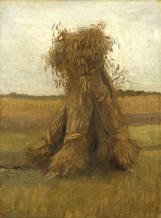 "Sheaves of wheat" (1885) by Vincent van Gogh [SEOUL CENTER MUSEUM]