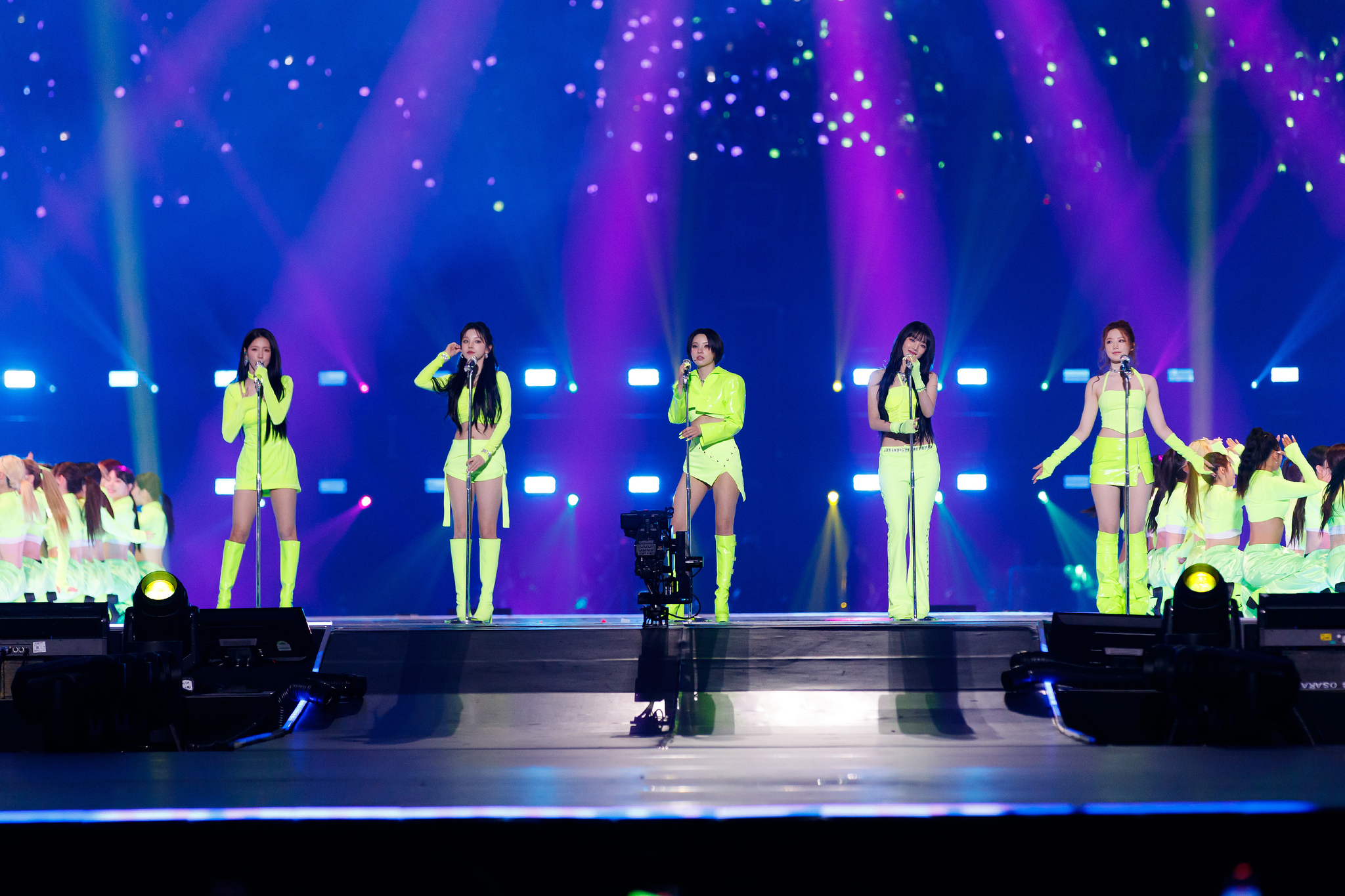 Girl group (G)I-DLE performing at the 2024 MAMA Awards on Nov. 23 at the Kyocera Dome in Osaka, Japan [CJ ENM]
