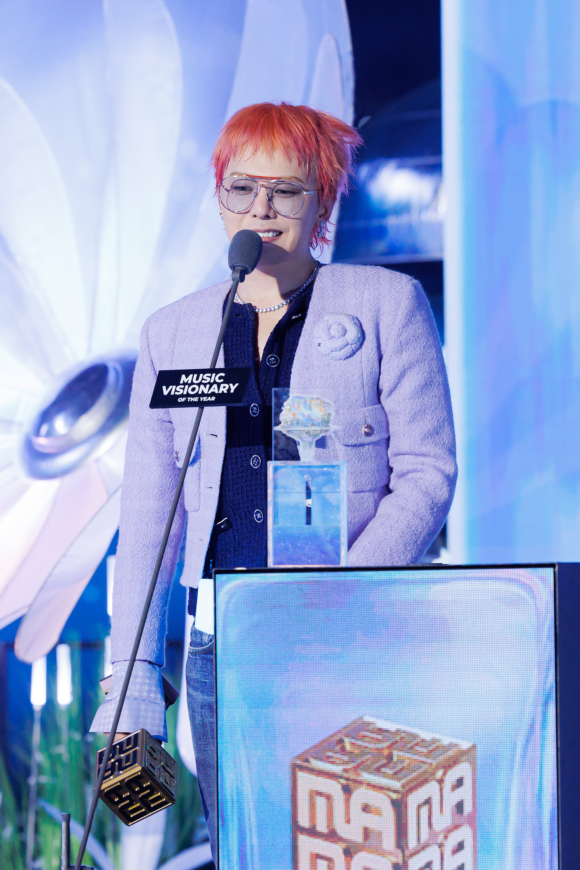 Singer G-Dragon at the 2024 MAMA Awards on Nov. 23 at the Kyocera Dome in Osaka, Japan [CJ ENM]
