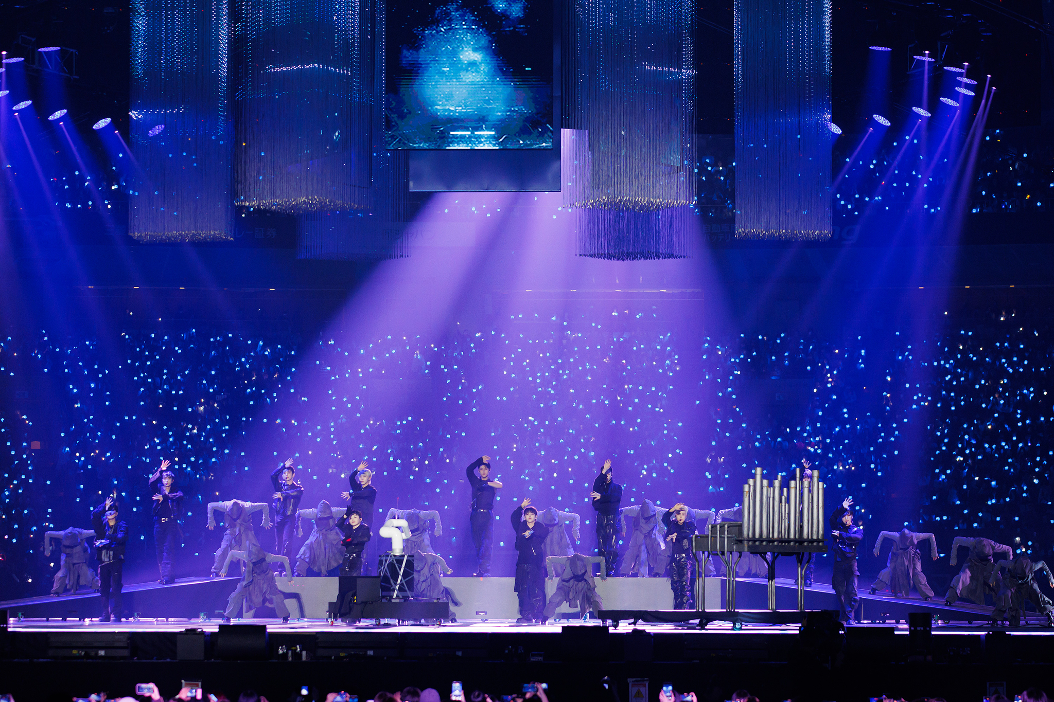Boy band Seventeen performing at the 2024 MAMA Awards on Nov. 23 at the Kyocera Dome in Osaka, Japan [CJ ENM]