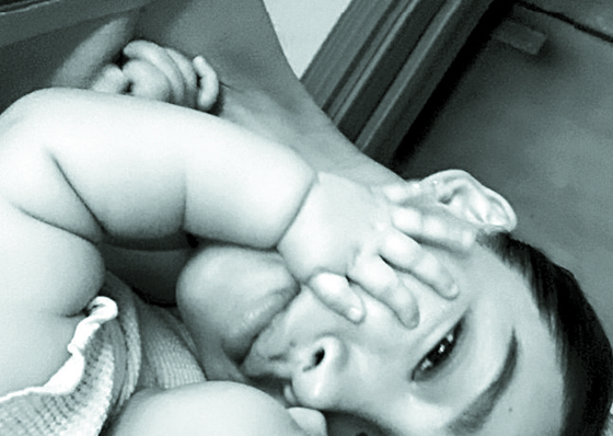 Model Moon Ga-bi revealed that she had given birth to a child on Nov. 22 through an Instagram post. [SCREEN CAPTURE]