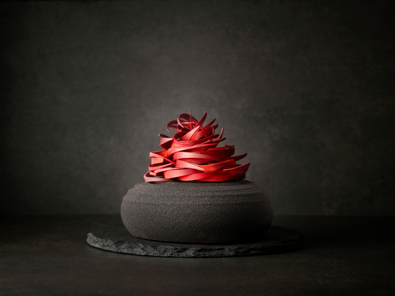 Taste of Luxury truffle cake priced at 400,000 won ($287) at The Shilla Seoul [THE SHILLA SEOUL]