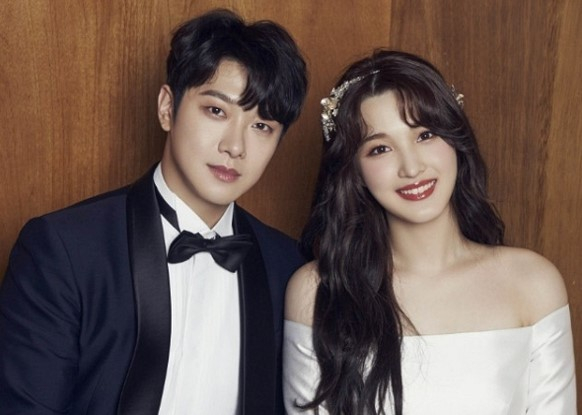 FT Island's former member Choi Min-hwan and Yulhee, a former member of girl group Laboum [FNC ENTERTAINMENT]