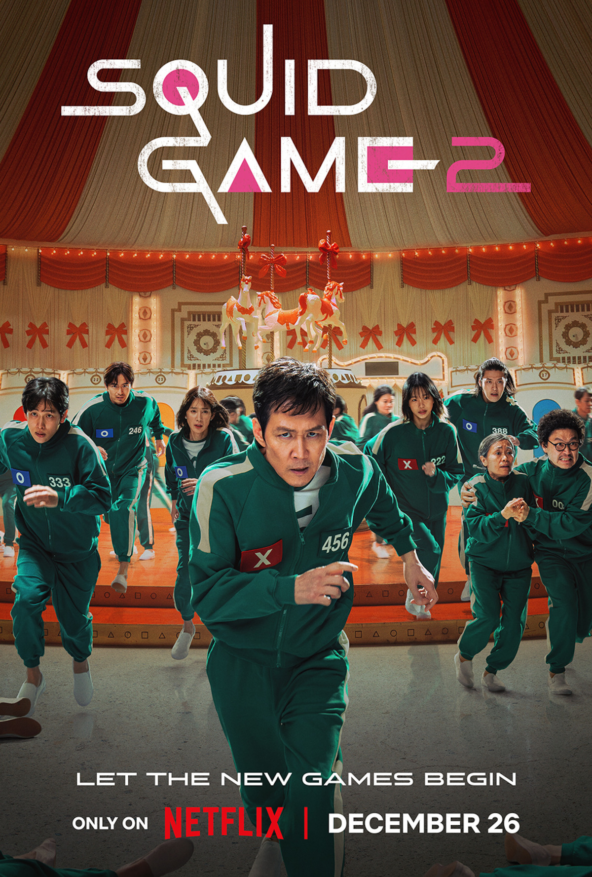 An official poster for the second season of ″Squid Game″ [NETFLIX]