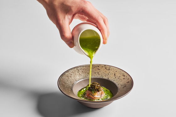 A dish served at Jungsik New York which was recently named a three-Michelin-star restaurant [JUNGSIK NEW YORK]