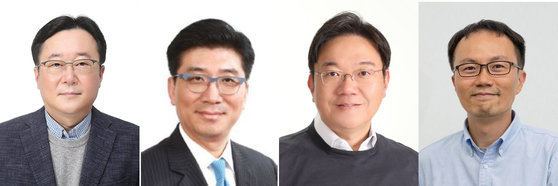 From left, Hyundai Motor's new executive vice presidents Lee Seung-jo, Koo Za-yong, Kim Chang-hwan and Han Dong-hee [HYUNDAI MOTOR]
