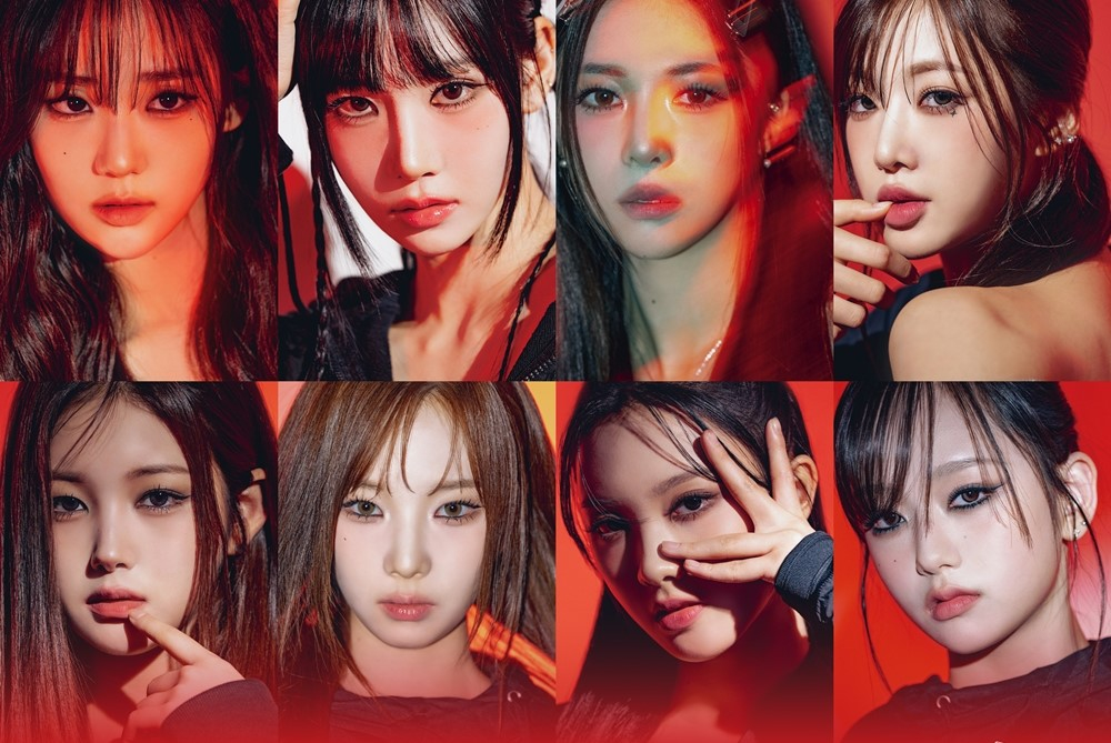Girl group tripleS members on the official poster for their North America tour [MODHAUS]