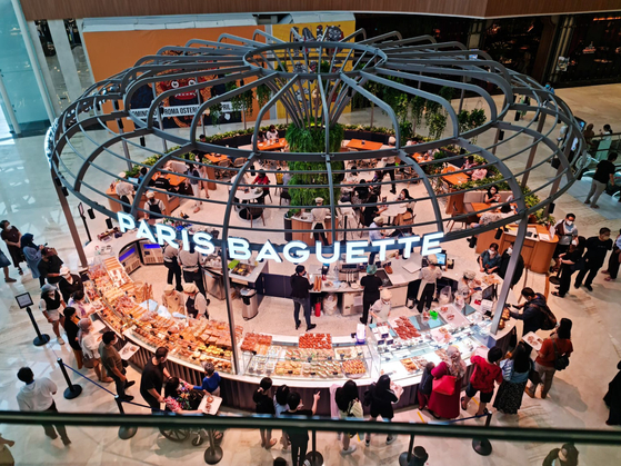 Paris Baguette's Pondok Indah Mall branch in South Jakarta, Indonesia, opened in March 2022. The location was the bakery chain's third store in the country. [SPC]