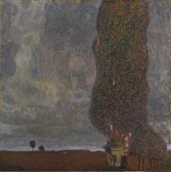 ″The Large Poplar II (Gathering Storm)″ (1902/03) by Gustav Klimt [NATIONAL MUSEUM OF KOREA]