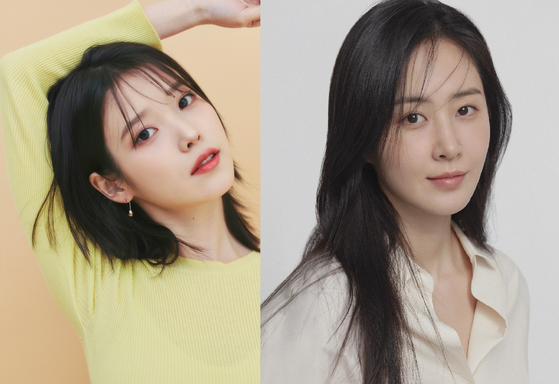 Singers IU, left, and Yuri of Girls' Generation [EDAM ENTERTAINMENT, SM ENTERTAINMENT]