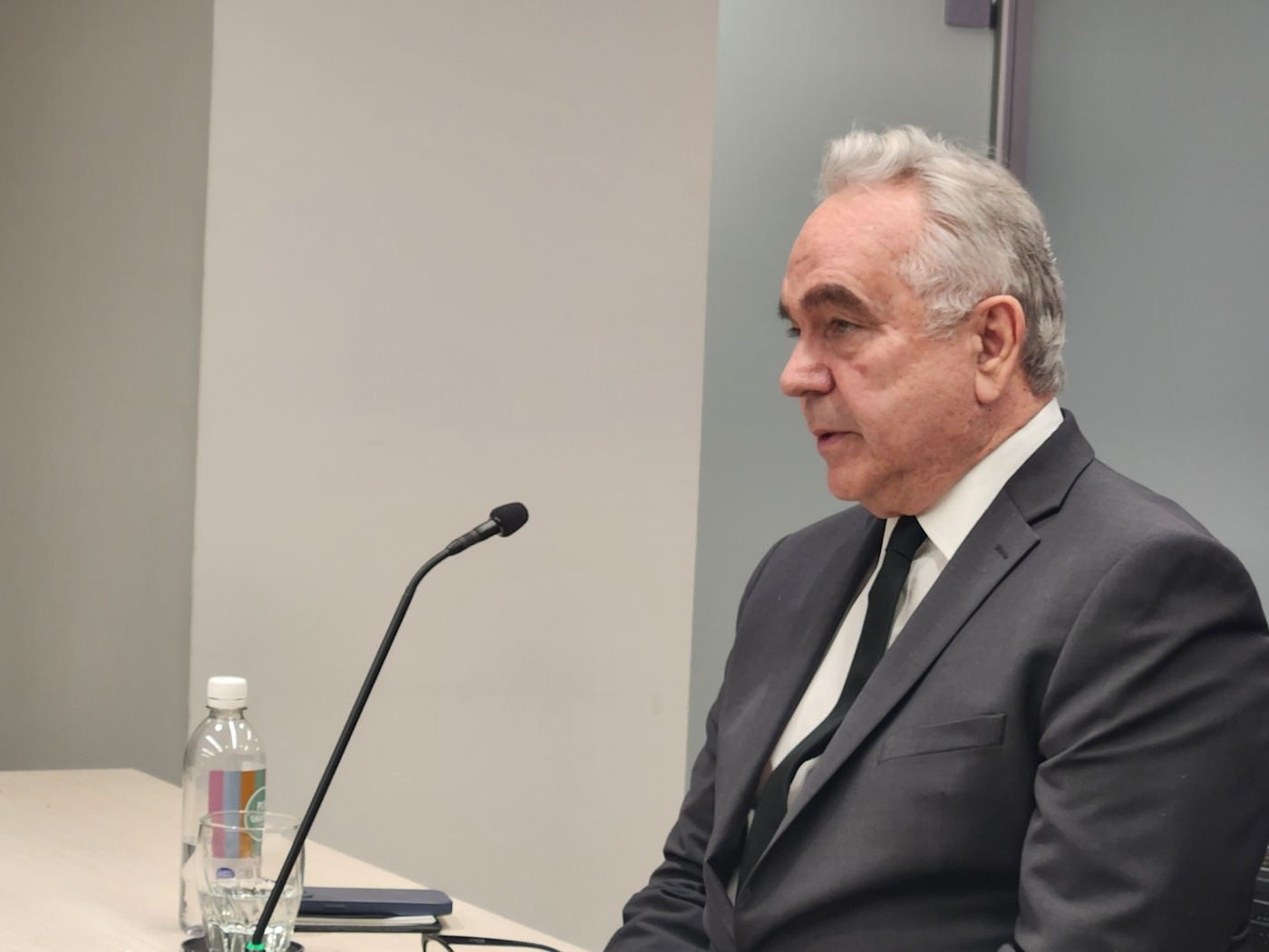 U.S. Deputy Secretary of State Kurt Campbell speaks during a special roundtable with reporters at the Foreign Press Center in Washington on Thursday. [YONHAP] 