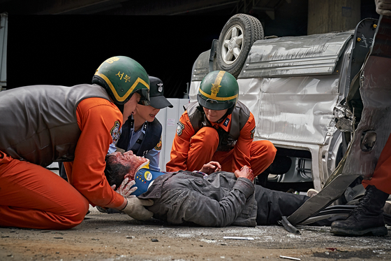 A still from film ″Firefighters″ [BY4M STUDIO]