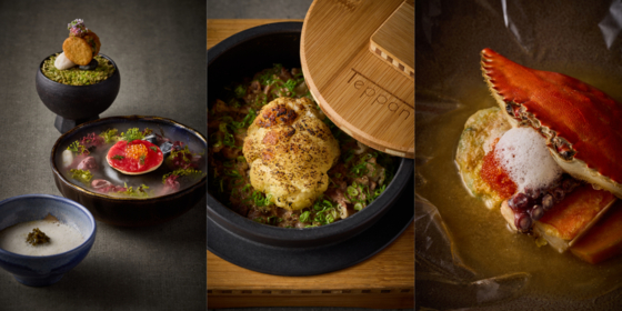 Teppan's winter seasonal dishes at Grand Hyatt Seoul in Yongsan District, central Seoul [GRAND HYATT SEOUL]