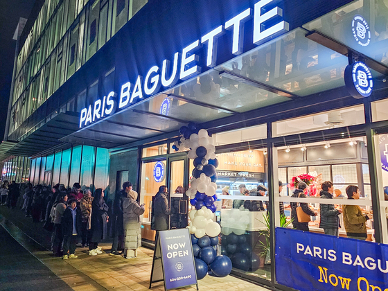 Paris Baguette's Alberni St. branch in downtown Vancouver, Canada, opened on Dec. 21, making it the company’s 10th store in the country [SPC]