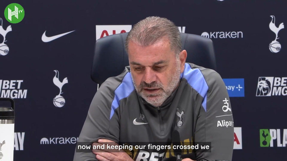 Tottenham Hotspur Ange Postecoglou speaks about his side's upcoming match against Wolverhampton Wanderers on Sunday. [ONE FOOTBALL] 