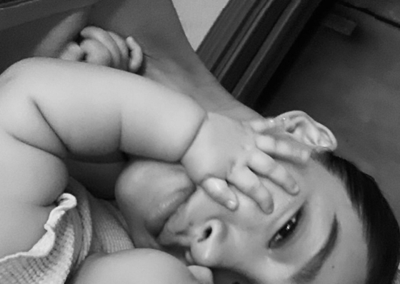 Model Moon Ga-bi revealed that she had given birth to a child on Nov. 22 through an Instagram post. [SCREEN CAPTURE]