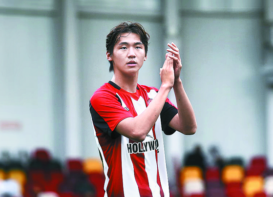 Brentford center-back Kim Ji-soo [SCREEN CAPTURE]