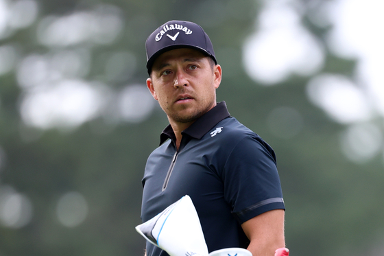 Xander Schauffele is seen on the 10th tee during the Pro-Am prior to the Zozo Championship 2024 at Accordia Golf Narashino Country Club on Oct. 23, 2024 in Inzai, Chiba, Japan. [GETTY IMAGES]