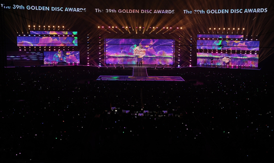 The 39th Golden Disc Awards, a two-day event, kicked off on Jan. 4 at the Mizuho PayPay Dome in Fukuoka, Japan. [GOLDEN DISC AWARDS ORGANIZING COMMITTEE]