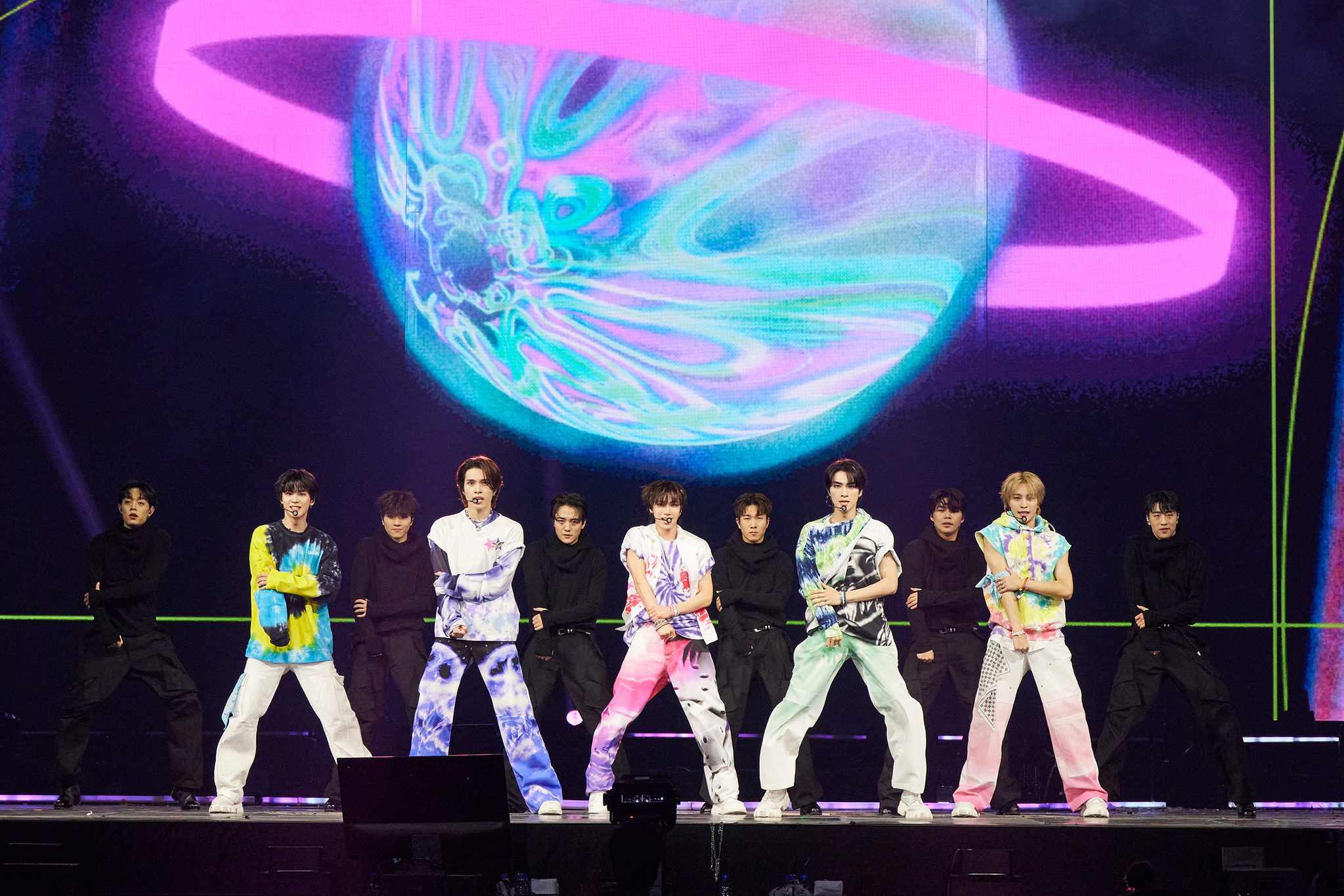 Boy band WayV performs at the “SMTOWN Live 2025 [The Culture, The Future] in Seoul” held at the Gocheok Sky Dome in western Seoul on Jan. 11 and 12. [SM ENTERTAINMENT]